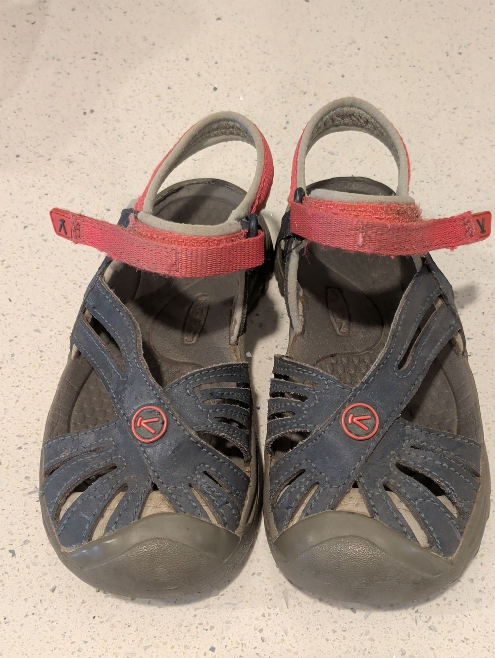 Keen Kids Navy Blue and Red Active Sandals
